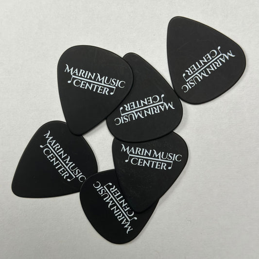 Marin Music Center "Classic Logo" Pick Pack – Black (0.60mm, 6-Pack)
