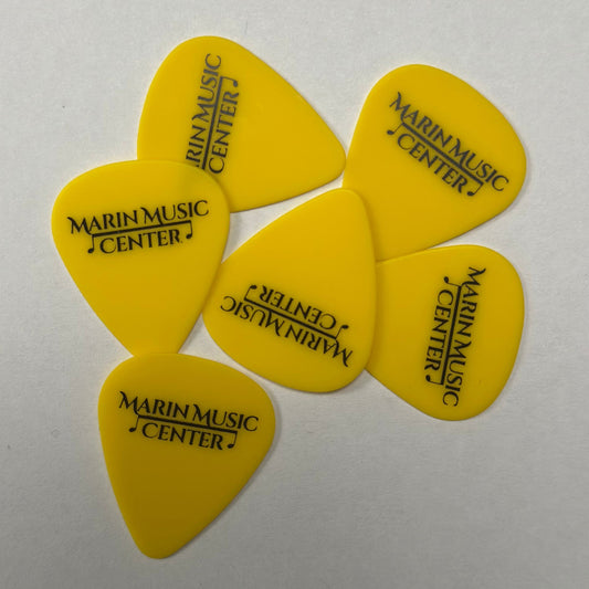 Marin Music Center "Classic Logo" Pick Pack – Yellow (0.73mm, 6-Pack)
